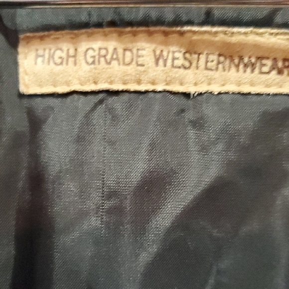 Pendleton VINTAGE 90'S High Grade Western Wear Black & Red Bomber Jacket Xlarge - Picture 3 of 13